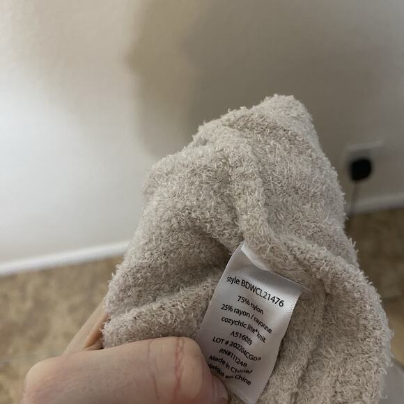 Barefoot Dreams CozyChic Lite Half Zip Tunic Sweater Womens Size 1X Cream Soft - Picture 8 of 8